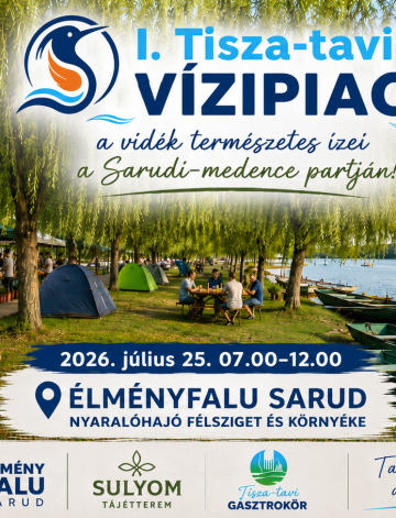 I. Élményfalu Vízipiac Sarud, Kalandpart Élménystrand Tisza-tó